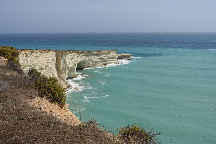 Malte : pointe Ras il-Fenek, baie Il-Ħofra ż-Żgħira