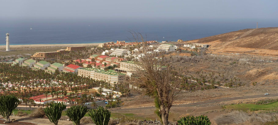 Fuerteventura : phare et station balnéaire de Morro Jable