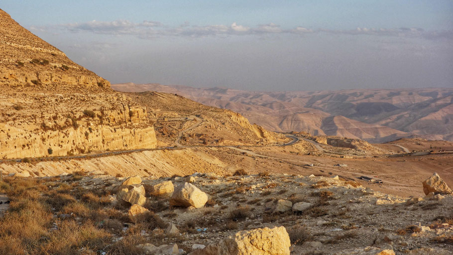 Jordanie, paysage de la route des Rois