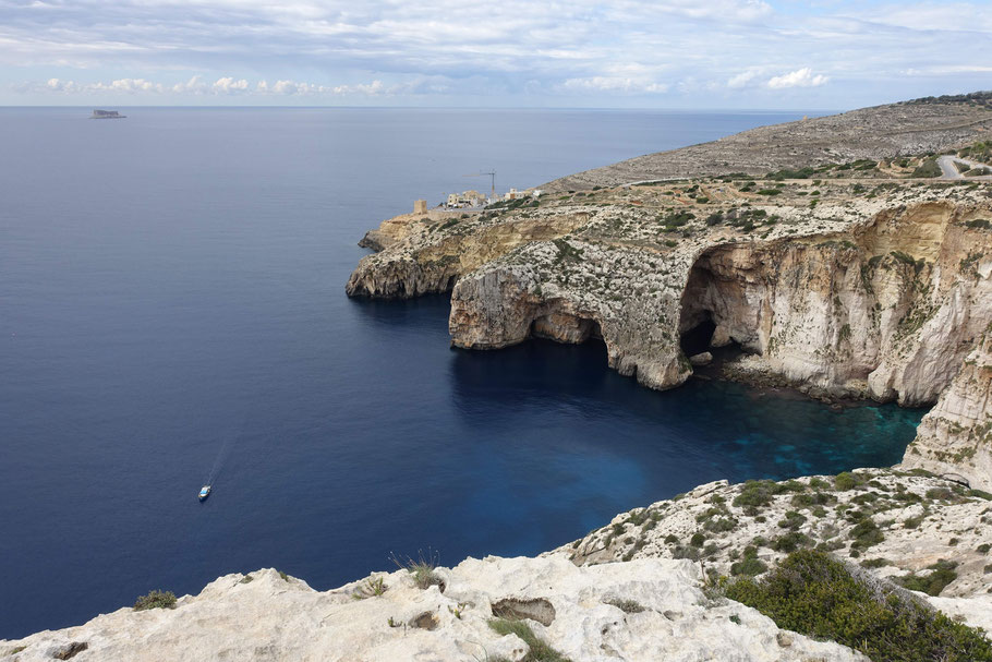 Malte : la Grotte Bleue, Wied iz-Zurrieq  et l'îlot inhabité de Filfla, sanctuaire d'oiseaux