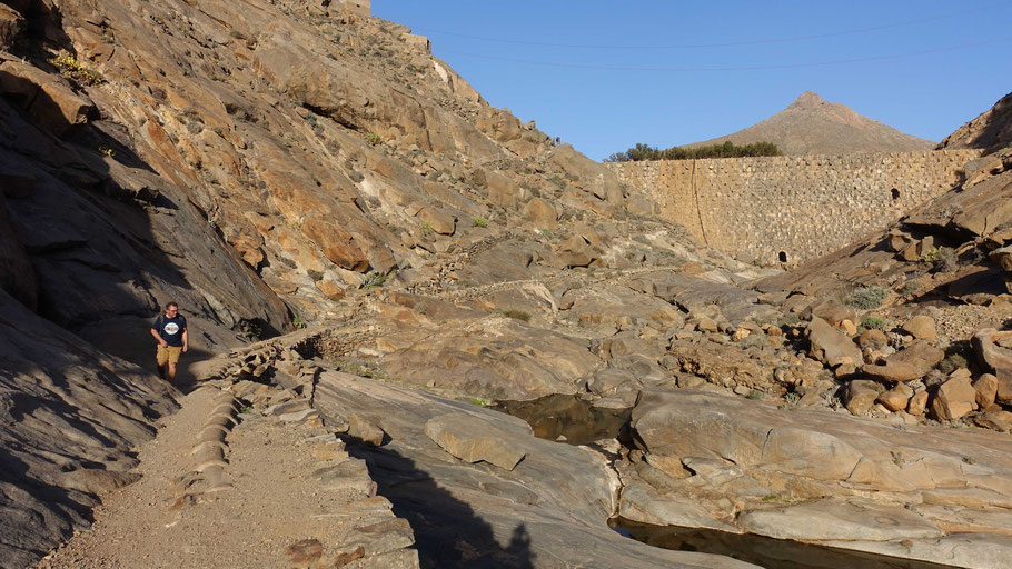 Fuerteventura : barrage du barranco de las Peñitas 