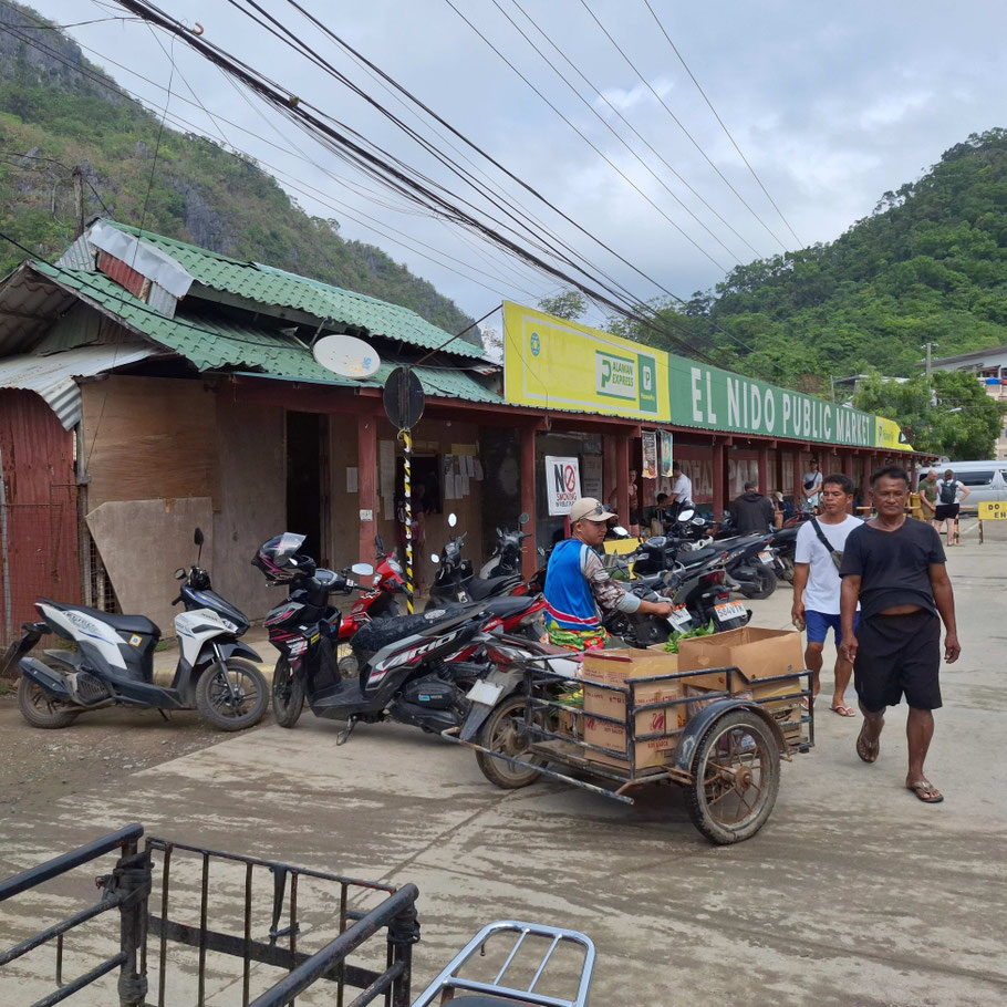 Marché d'El Nido (Palawan)