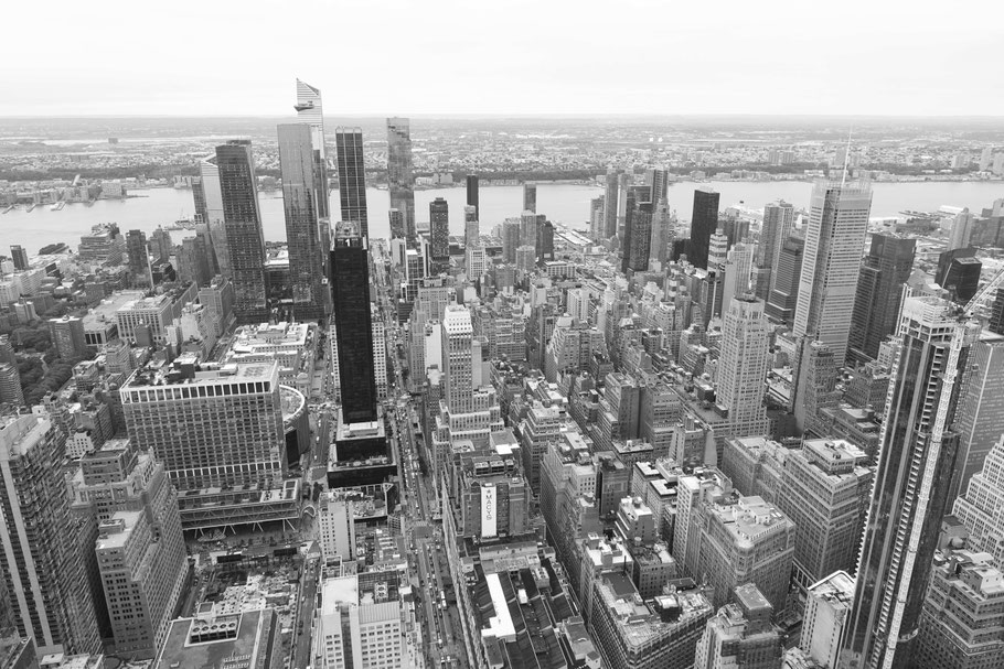 New York : ouest de Manhattan avec The Edge vu de l'Empire State Building