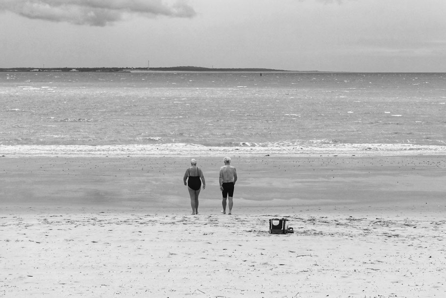 Baigneurs, plage de Royan 2021