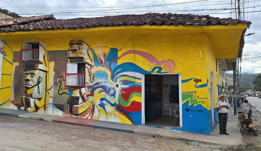 Colombie : maison à San Agustin