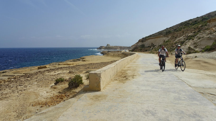 Malte, Gozo : nouvelle balade en vélo électrique le long des Salt Pans en 2022