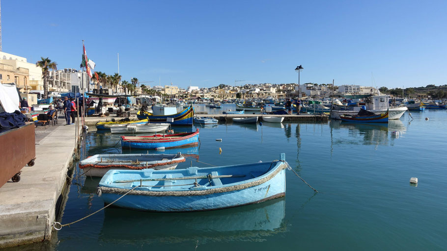Malte : port de Marsaxlokk
