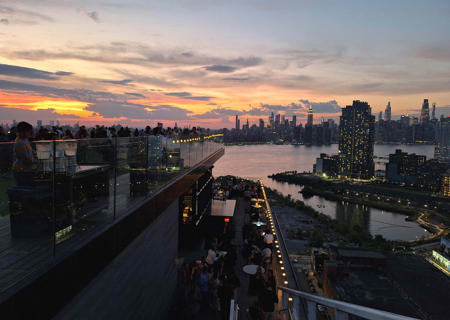 New York : roof top et restaurant du Westlight