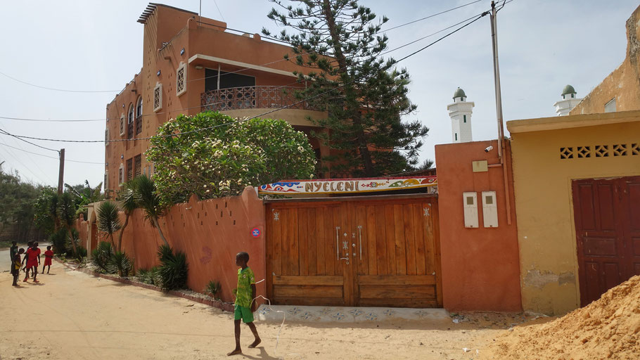 Sénégal, Dakar : la belle maison d'hôtes Nyéléni Maison Sahel dans le quartier de Yoff