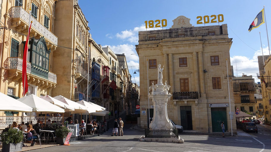 Malte, les Trois Cités : Pjazza tal-Belt à Vittoriosa