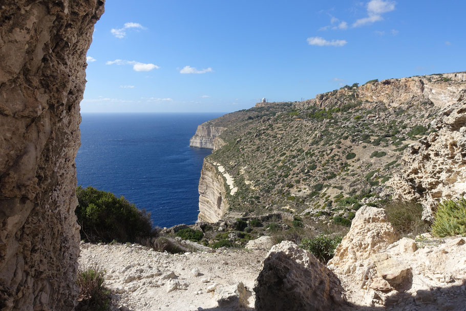 Malte, vue sur les falaises de Dingli