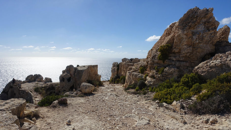 Retour en octobre 2022 aux Dingli Cliffs Viewpoint, cette fois en milieu d'aprés-midi