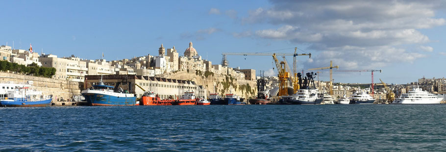Malte, les Trois Cités : presqu'île de Senglea