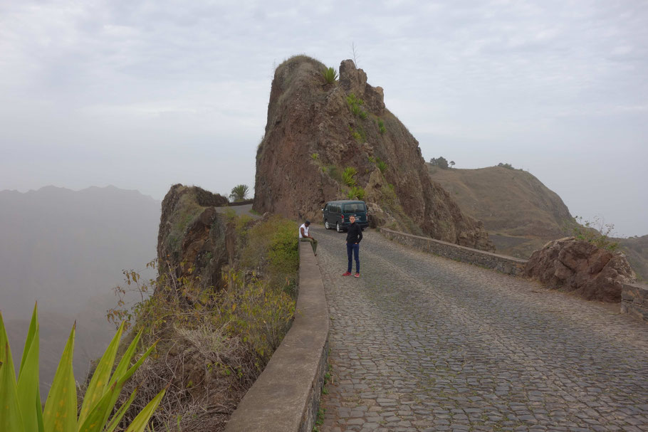 Cap-Vert, Santo Antão : route de la Corde