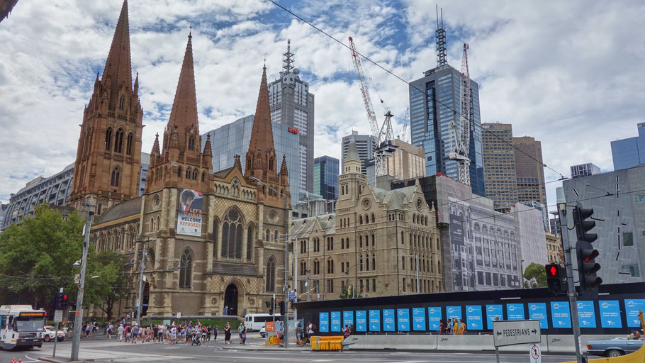 Australie, Melbourne : St Paul's Cathedral