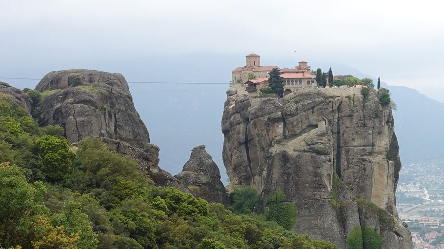 Grèce, Météores : monastère Aghia Triada