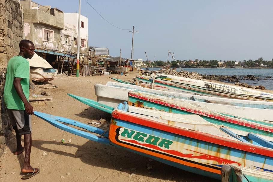 Sénégal, Dakar : notre "guide" Yaya nous fait la visite de Ngor