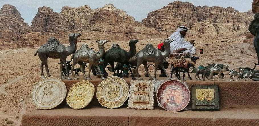 Jordanie, Petra : marchand de souvenirs