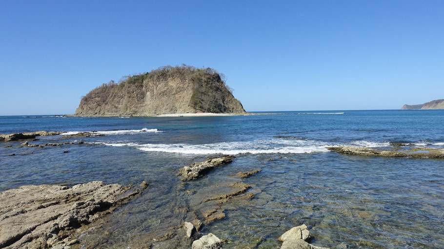 Costa Rica : Isla Chora, en face de la plage de Sámara