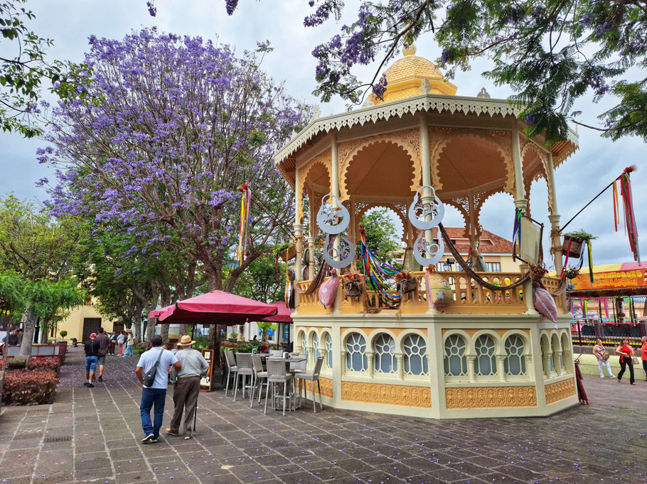 Canaries, Tenerife : Plaza de la Constitución, La Orotava