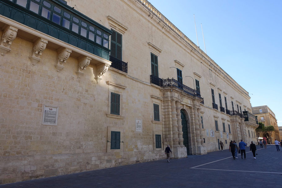 Malte, La Valette: Grandmaster'Palace, le Palais du Grand Maître
