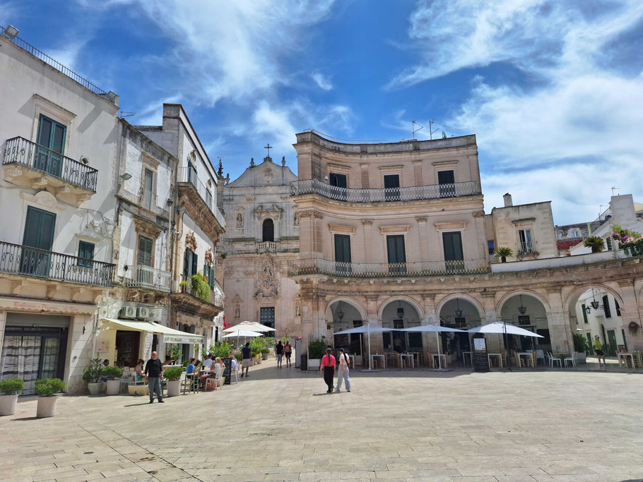 Les Pouilles : Martina Franca, Piazza Maria Immacolata