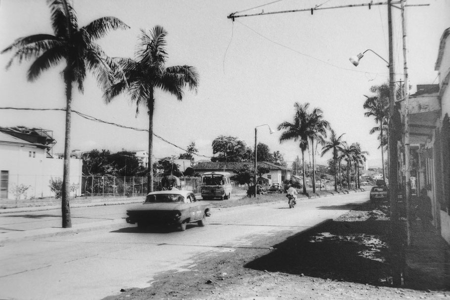 Colombie, Popayán : avenue en 1986, carrera 7 ?