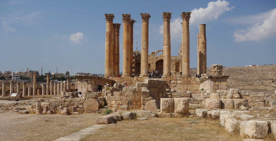 Jordanie : Jerash le 22 octobre 2019, temple d'Artémis