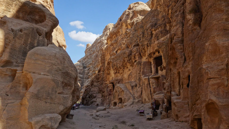 Jordanie : Little Petra ou Siq Al-Barid
