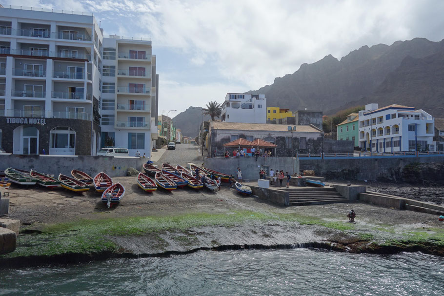 Cap vert, Santo Antão : port de pêche de Ponta do Sol