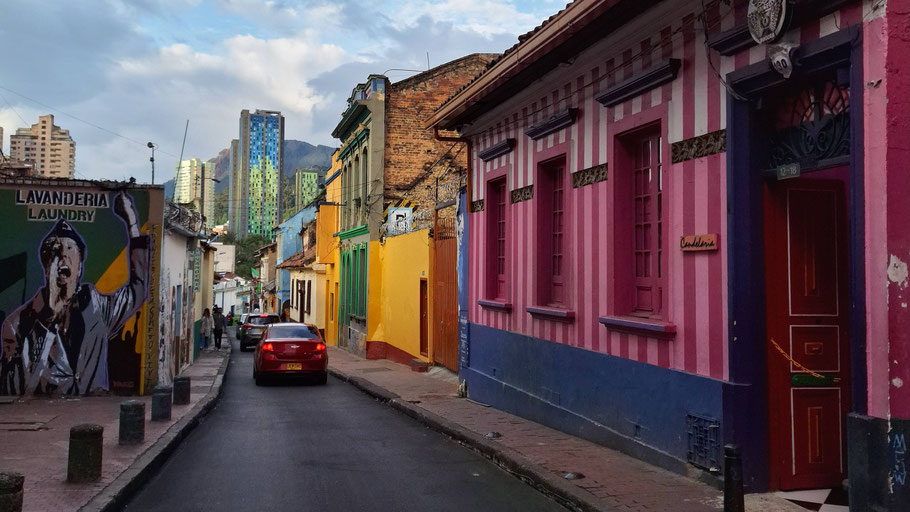 Colombie, Bogota ; rue de la Candelaria