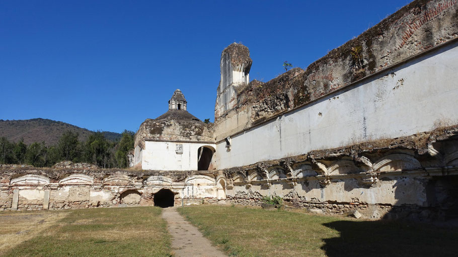 Guatemala, Antigua : ruines de la Recolección 