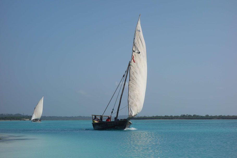 Zanzibar, Kendwa : départ pour la pêche