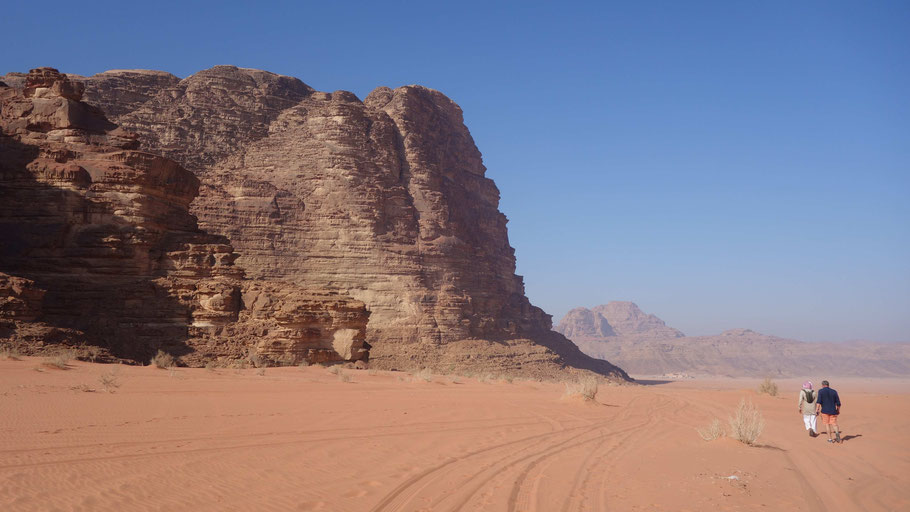 Jordanie, Wadi Rum : les Sept Piliers de la Sagesse