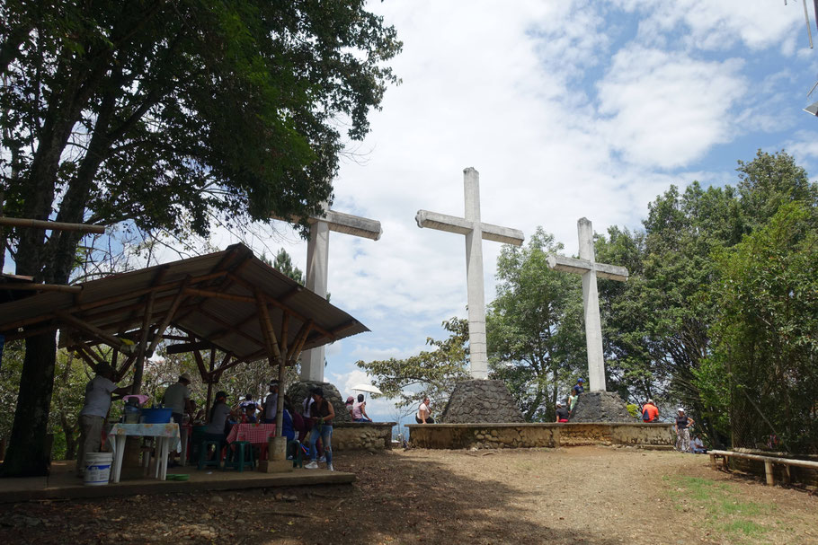Colombie, Popayán : Cerro de Las Tres Cruces