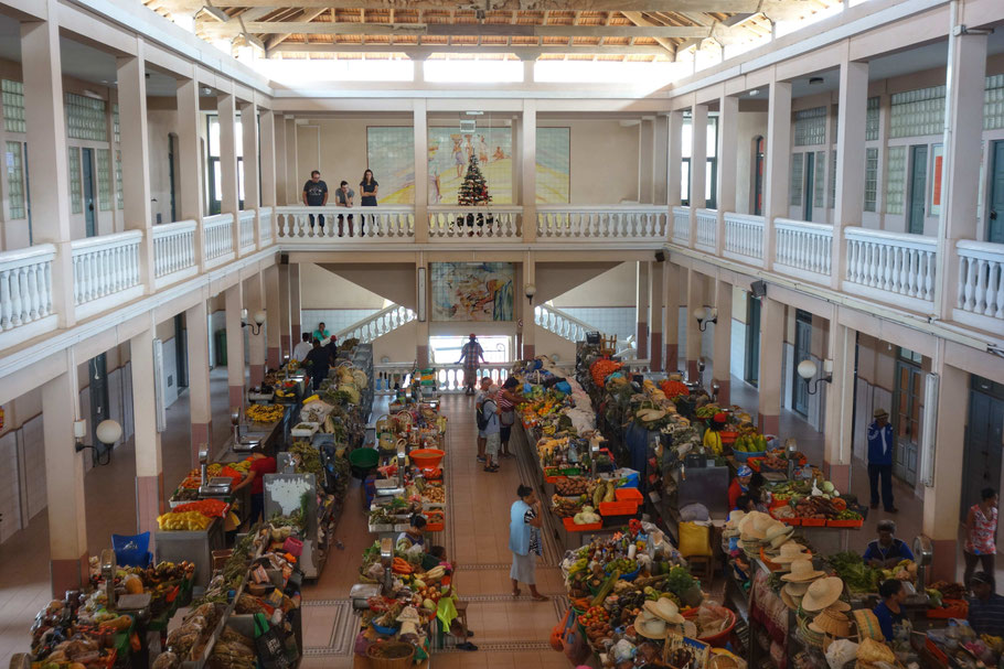 Cap-Vert, Mindelo : marché central