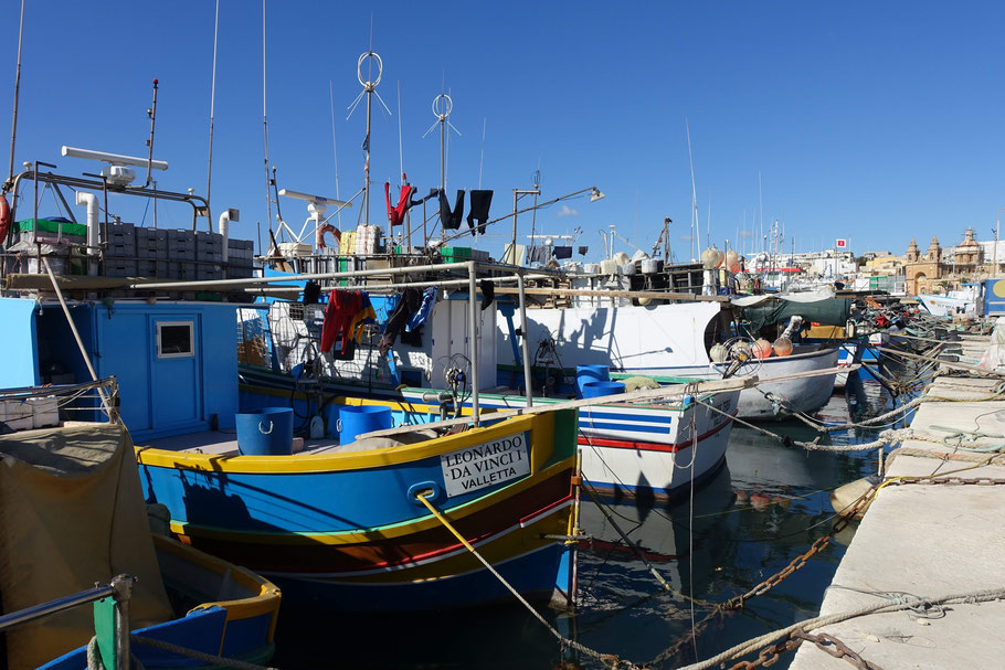 Malte : port de Marsaxlokk