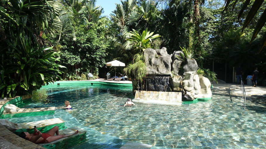 Costa Rica, La Fortuna : bassin de Paradise Hot Springs