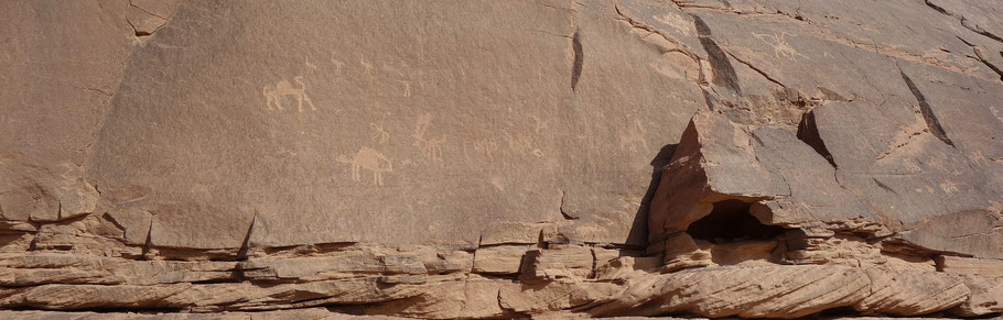 Jordanie, Wadi Rum : Alameleh Inscriptions