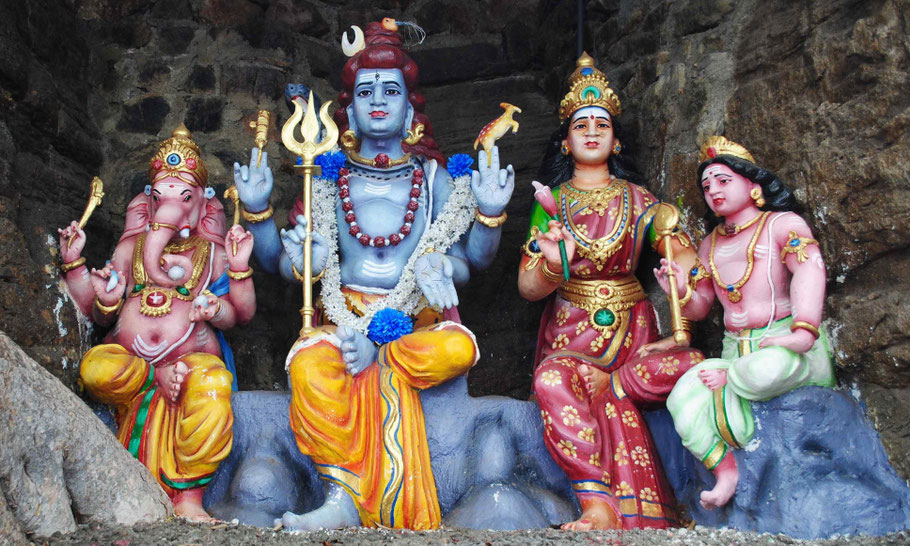 Sri Lanka, divinités hindoues, Koneswaram Kovil à Trincomalee