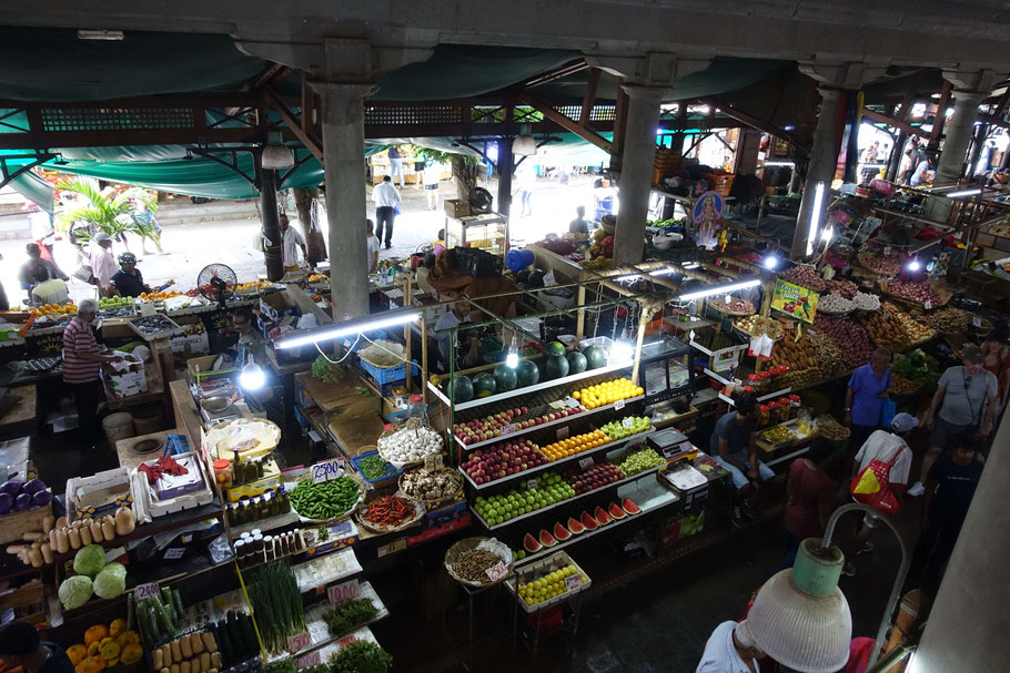 Ile Maurice : marché central de Port Louis