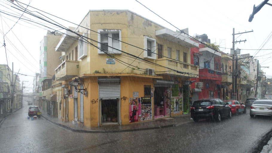 Le temps change vite en République Dominicaine et on peut se faire surprendre par une belle averse !