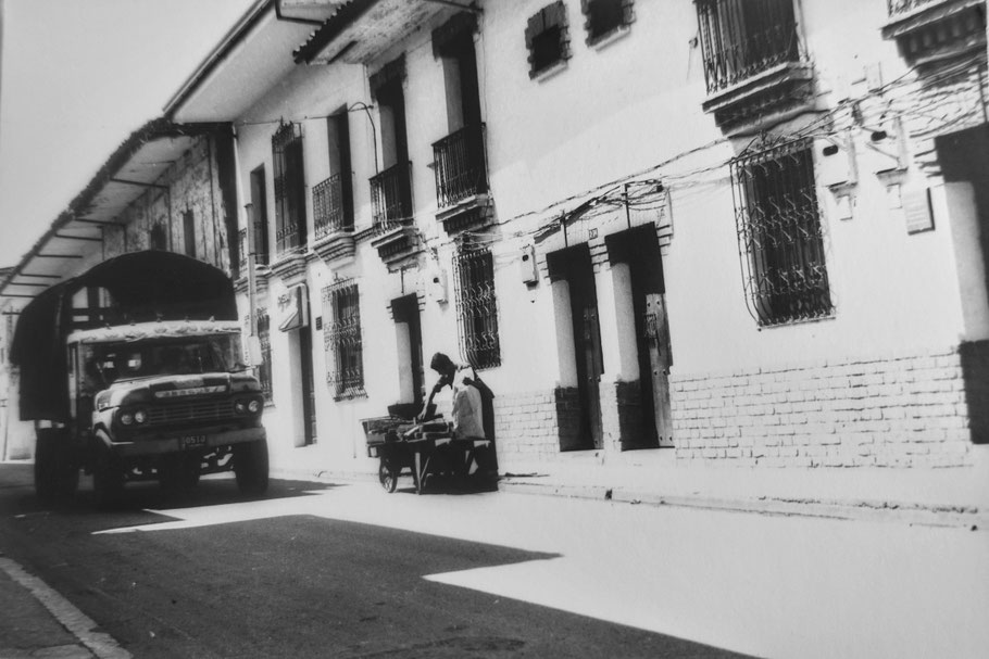 Colombie, Popayán : carrera 8 en 1986, maisons 3-32 et 3-34