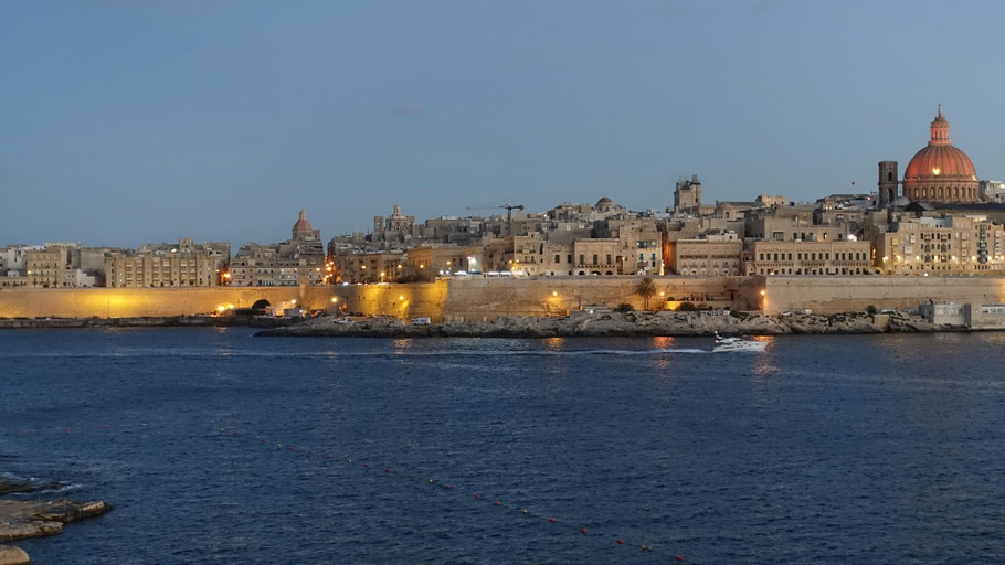 La Valette vue de Sliema