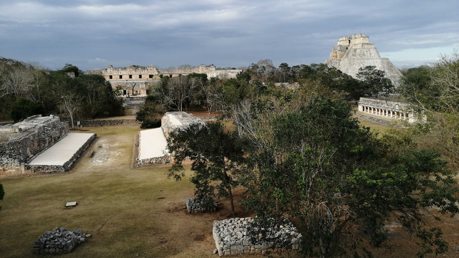 Mexique, Yucatán : site archéologique d'Uxmal
