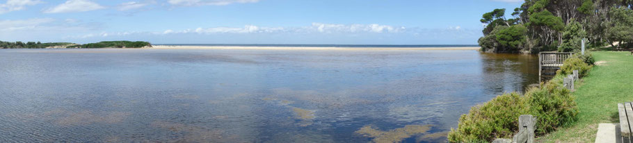 Australie, Croajingolong National Park Mallacoota : aire de repos de Betka Beach (Rest Area)