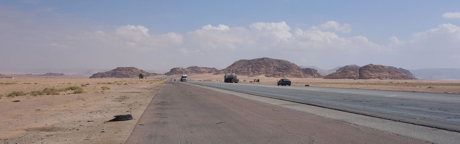 Jordanie : l’autoroute du désert ou Desert Highway