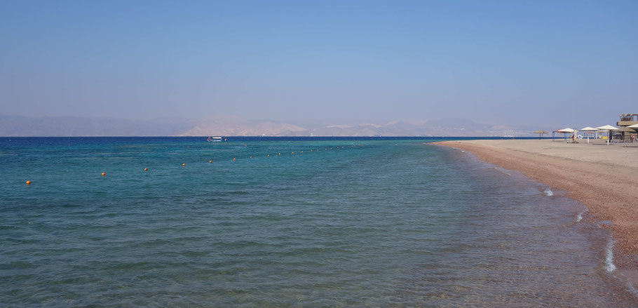 Jordanie : la mer Rouge au Sud d'Aqaba (South Beach)