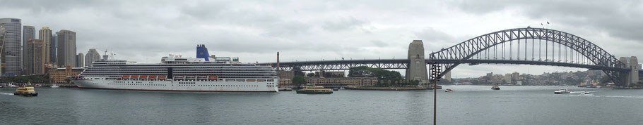 Australie, Sydney : Harbour Bridge, pont construit par un ingénieur français et inauguré en 1932
