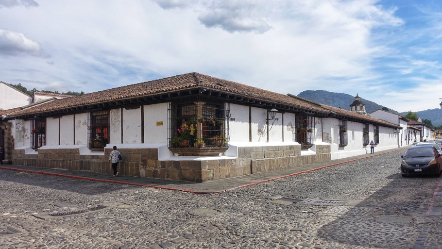 Guatemala : authentique demeure coloniale d'Antigua